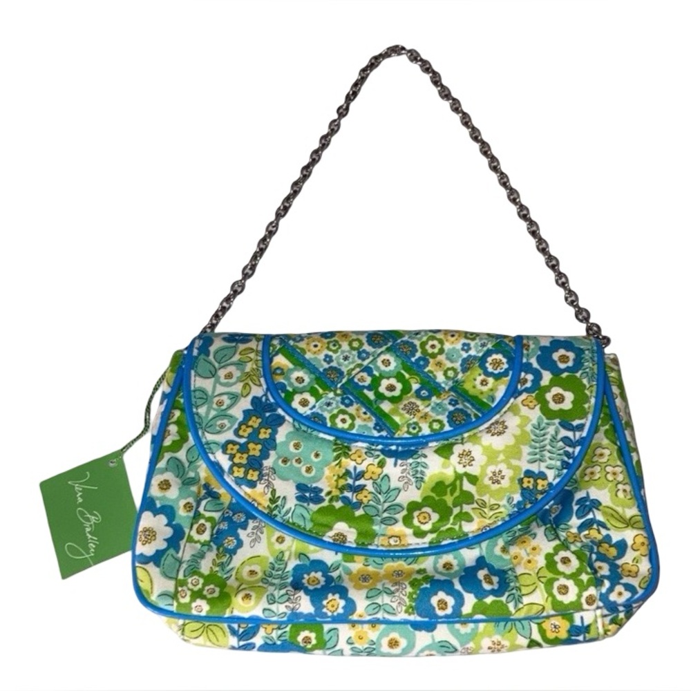 New Vera Bradley Petite Chain Bag English Meadow Floral Detachable Chain NWT
